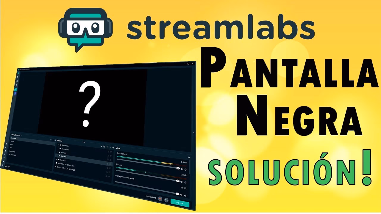 ¿Por qué Streamlabs no captura pantalla?