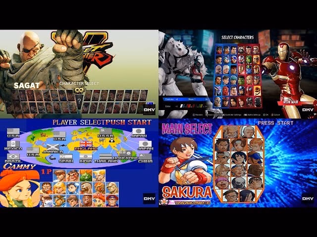 What is Edition Select in Street Fighter?