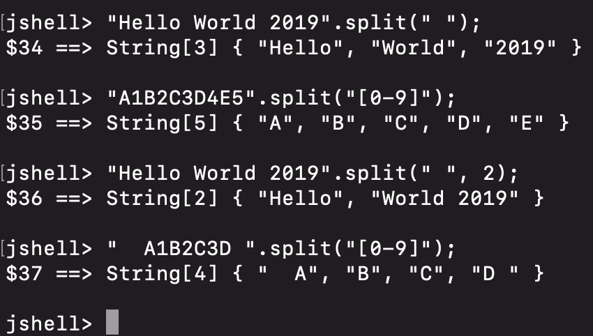 How to split a string into an array of substrings in JavaScript?