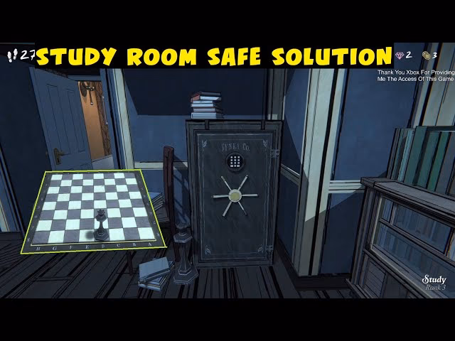 What is the study in Blue Prince?
