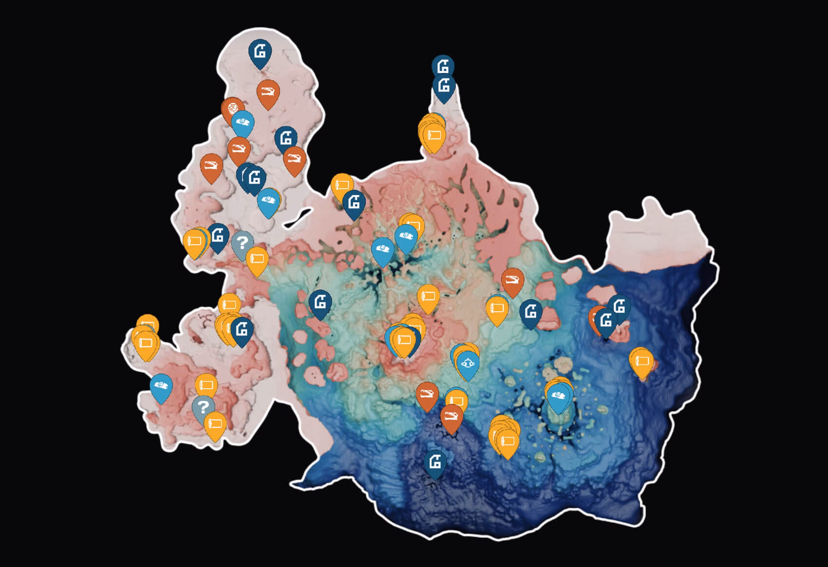 Where can I find old Alterra bases in Subnautica Below Zero?
