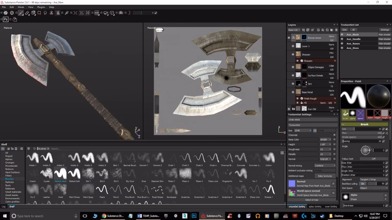 What are the features of Substance Painter free download?