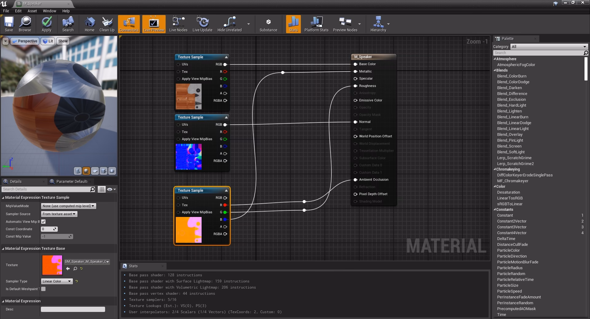 Do I need to export UE4 output template in Substance Painter?