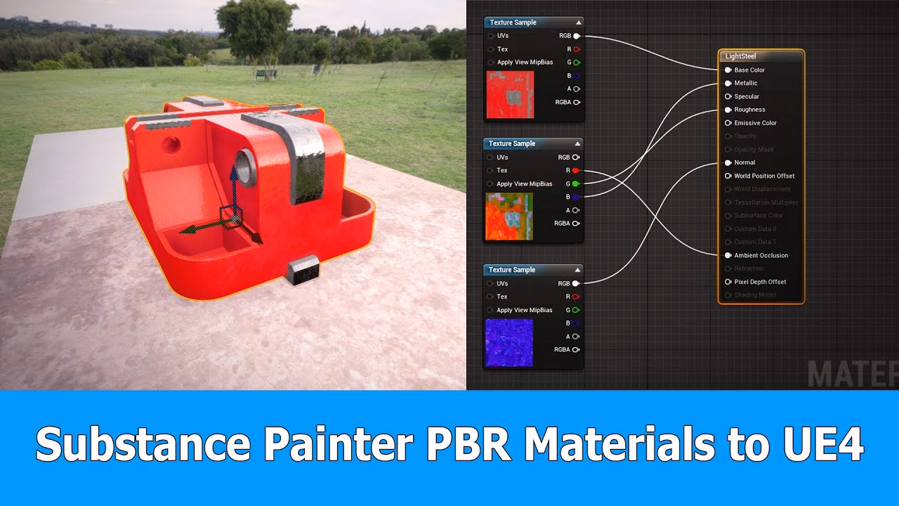 What happens if I import a substance painter project from Unreal?