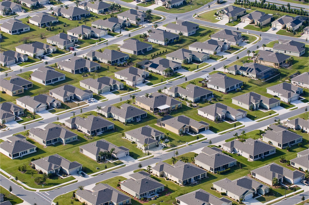 What is a synonym for suburban?