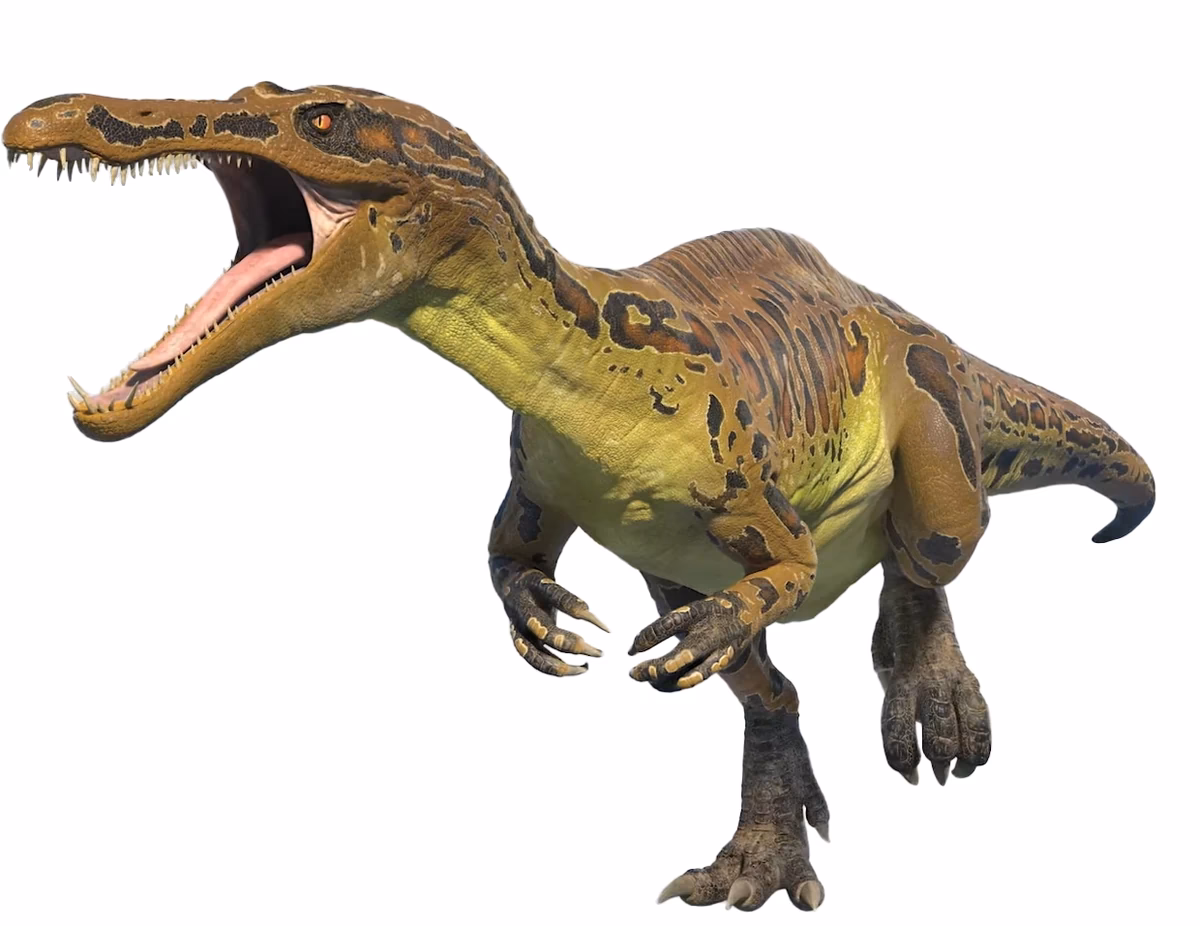 ¿Dónde se encuentra el dinosaurio Baryonyx?