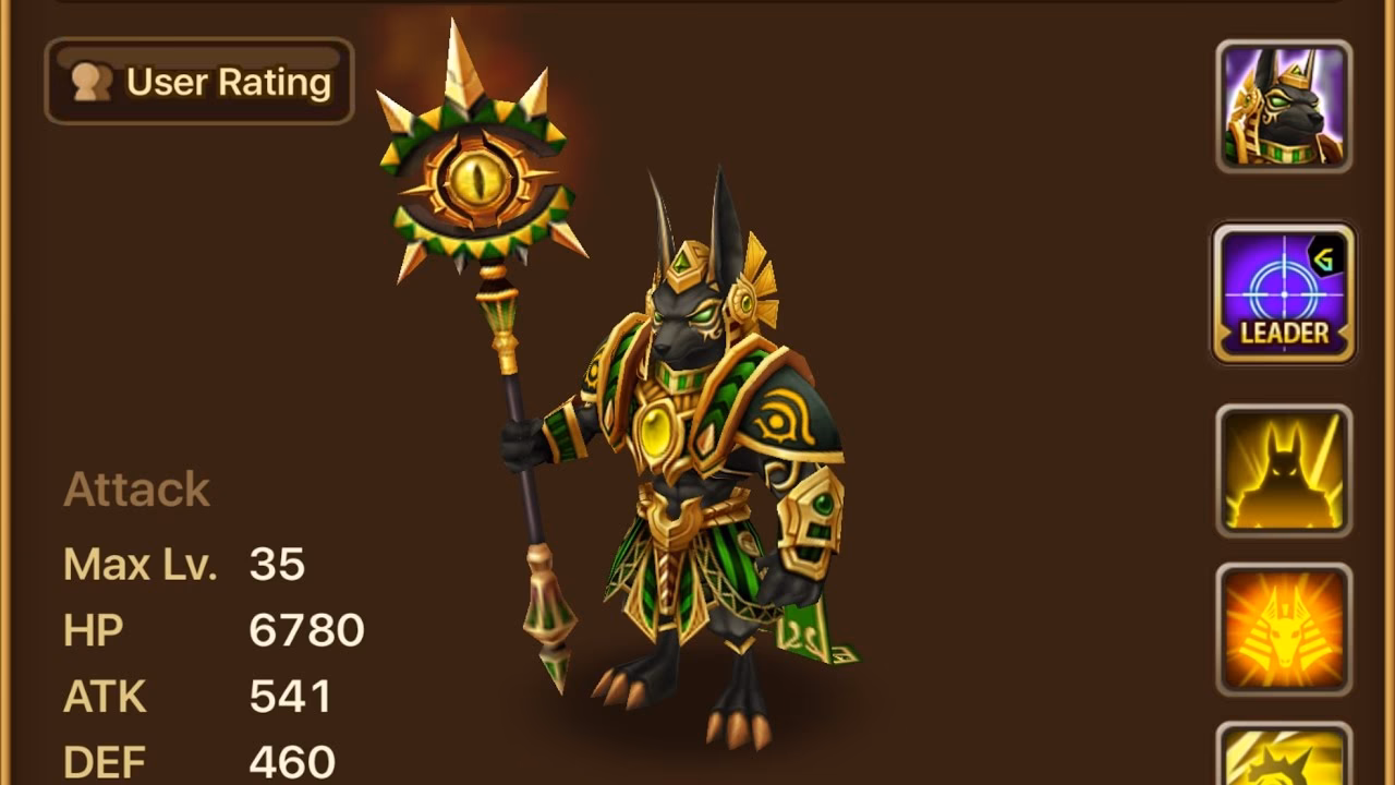 What is King's return - Iunu in Summoners War Sky Arena?