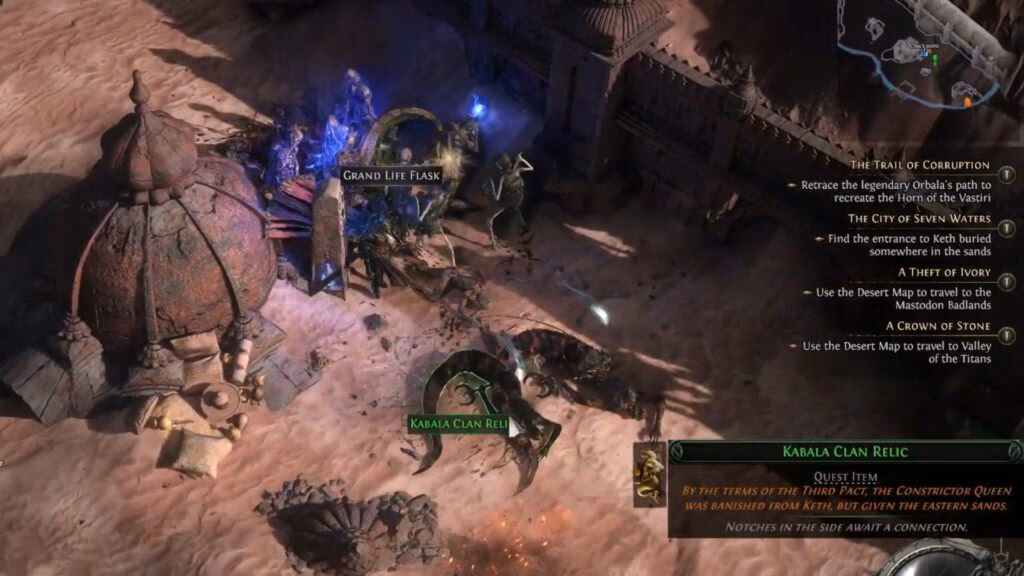 Where can I find a relic in path of Exile 2?