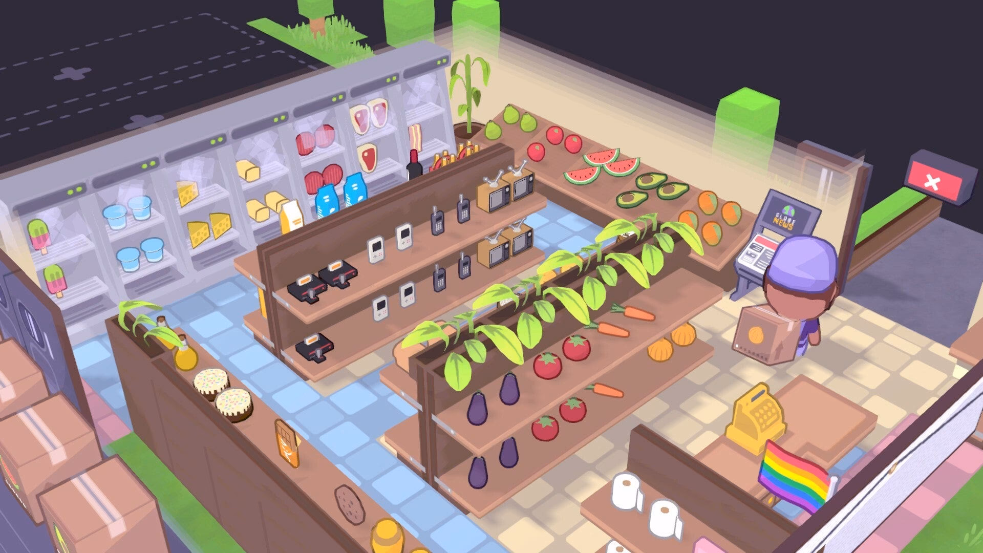 What is super mini mart?