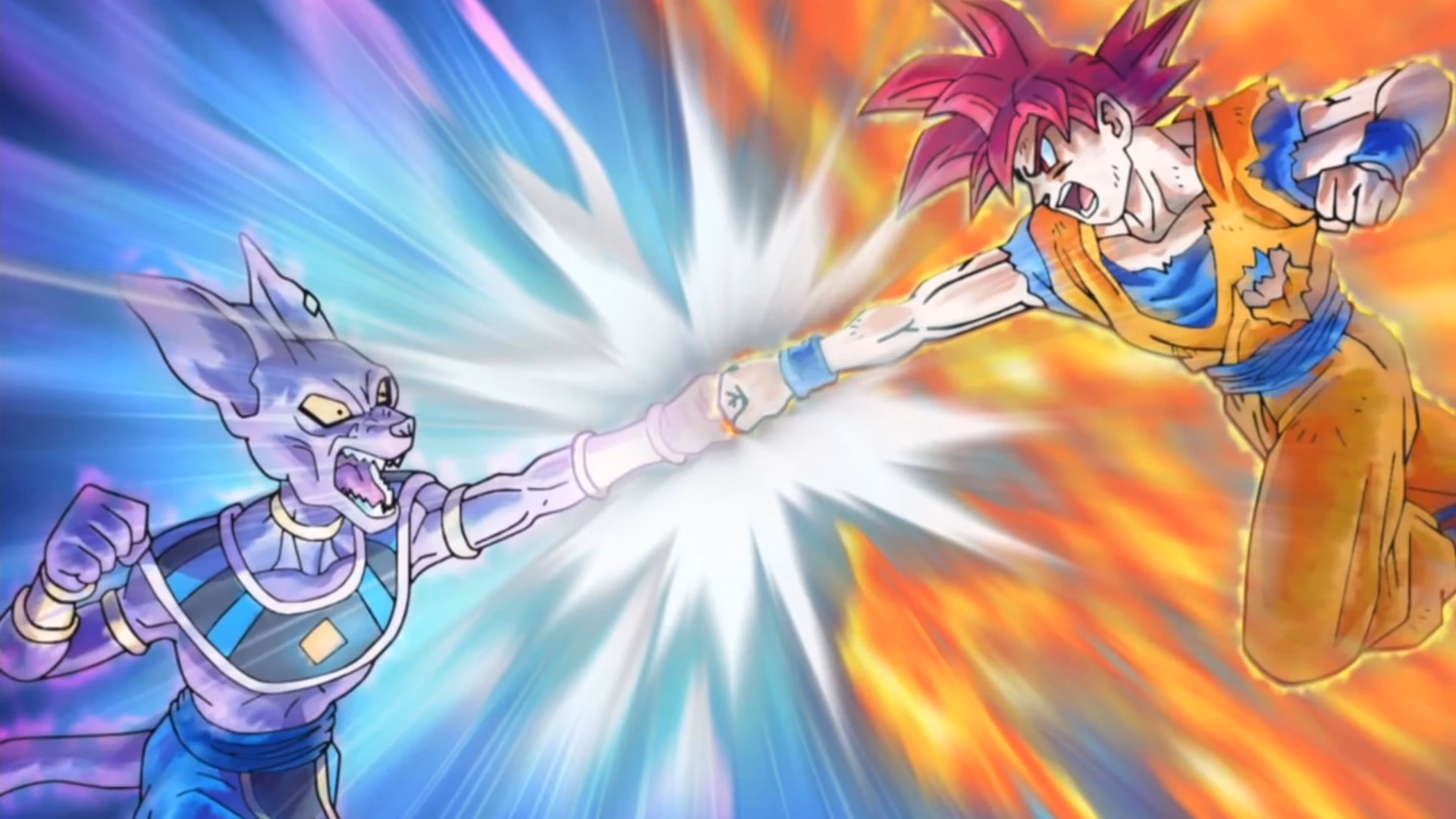 Is Goku stronger than Beerus in Dragon Ball Super?