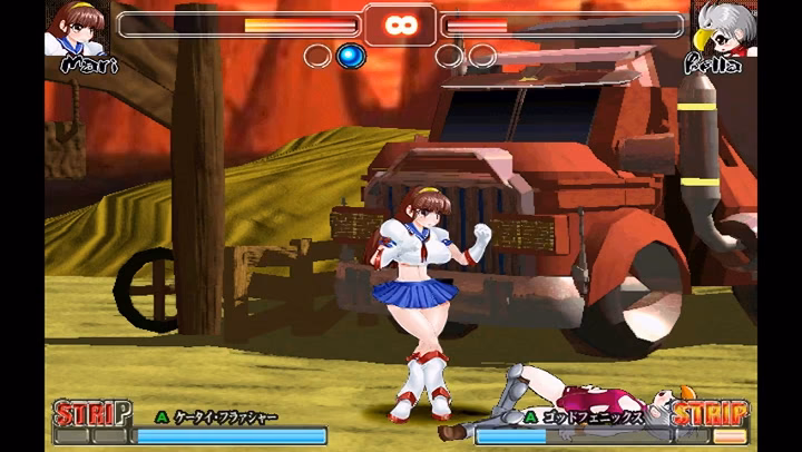 Is Super Strip Fighter 4 a parody?