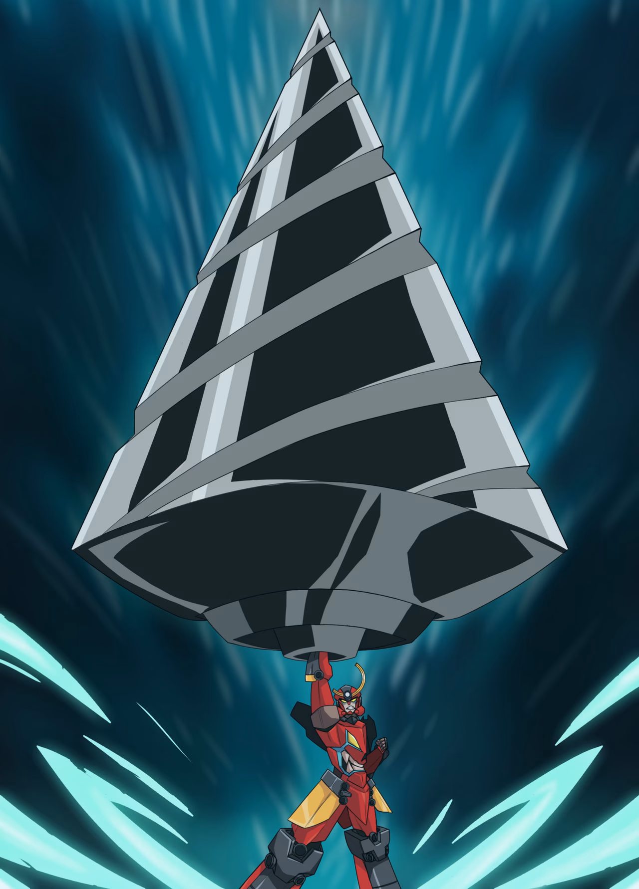 What happens after Dai-Gurren's speech in Super Tengen Toppa Giga Drill break?