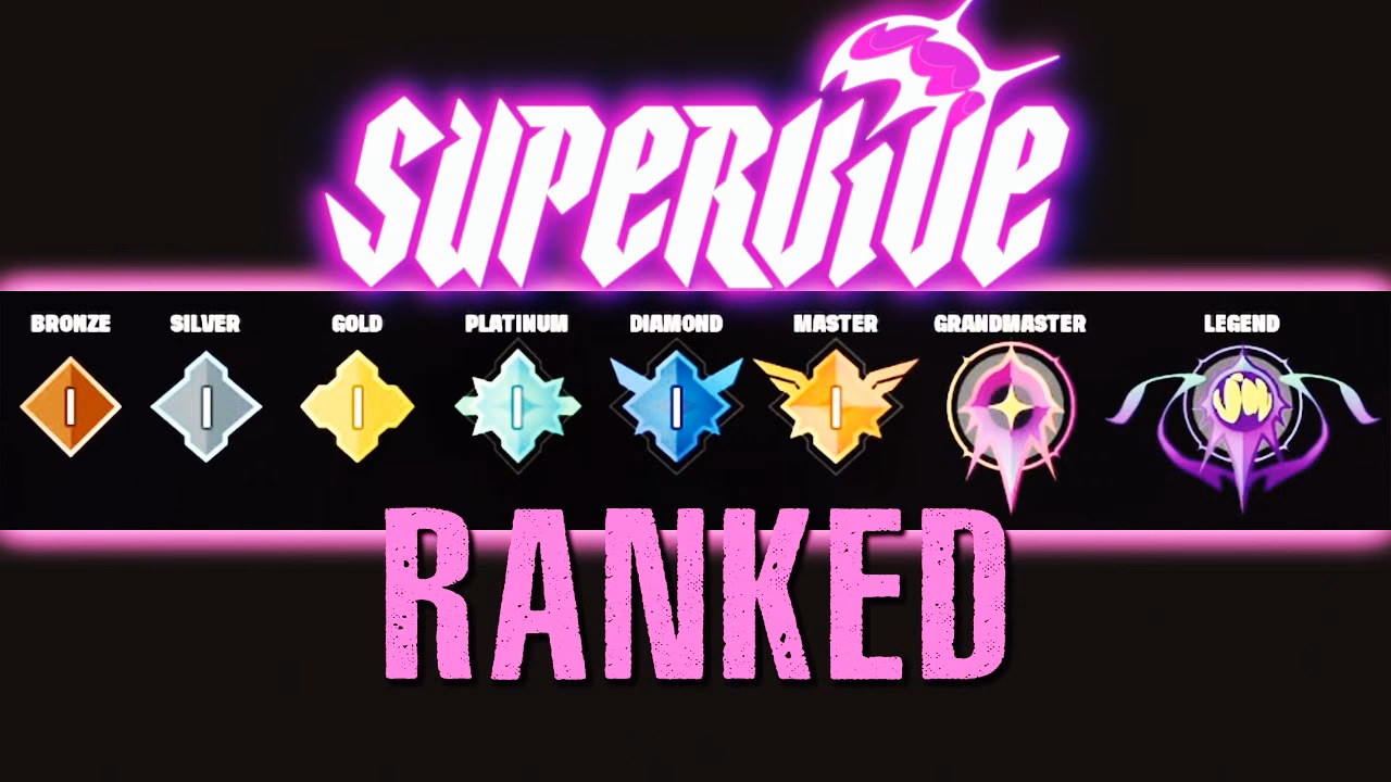 How many ranks are there in supervive?