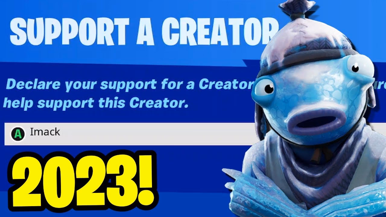 What is a support-a-creator code in Fortnite?