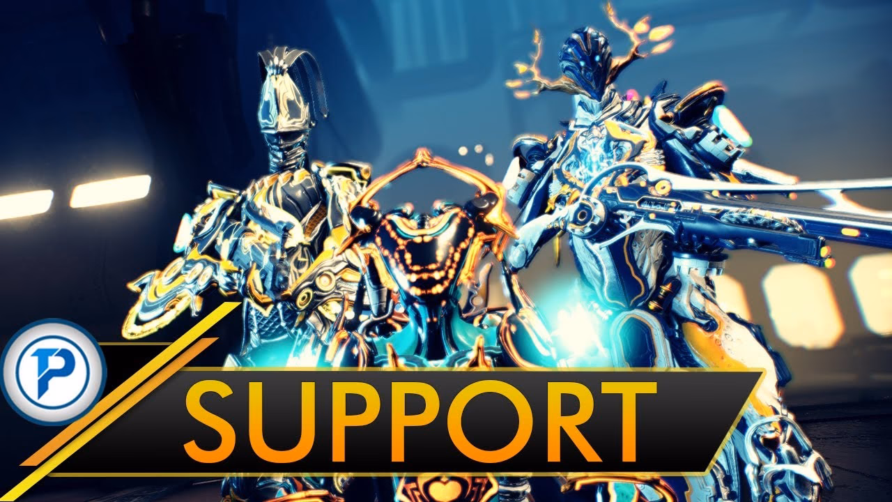 How do you support a team in Warframe?
