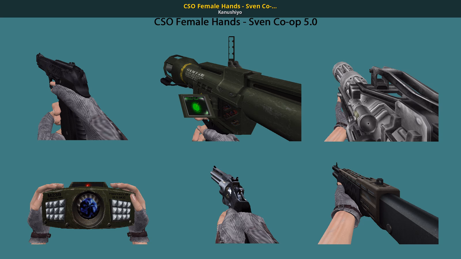 Does Sven Co-op have weapons?