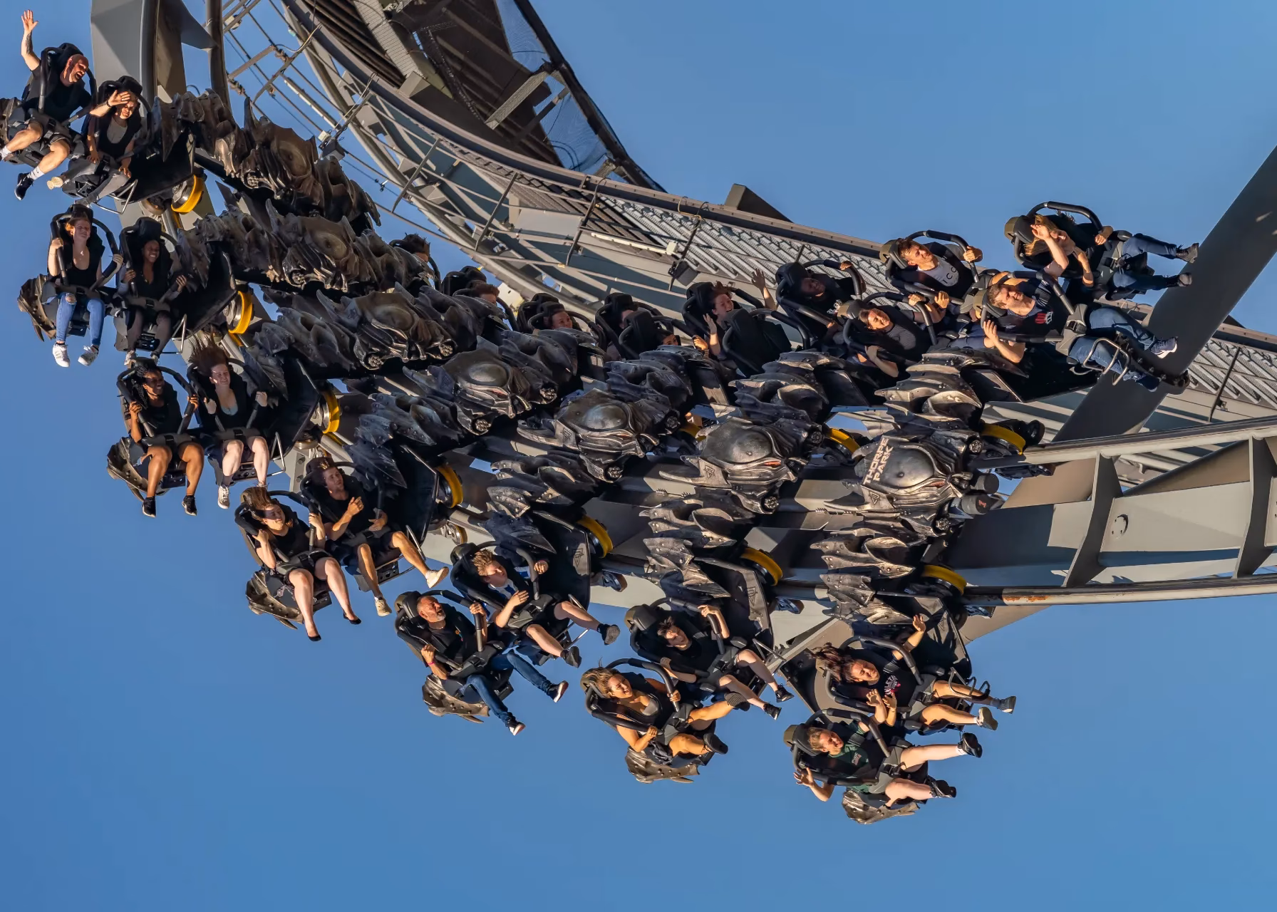 What is a swarm roller coaster?