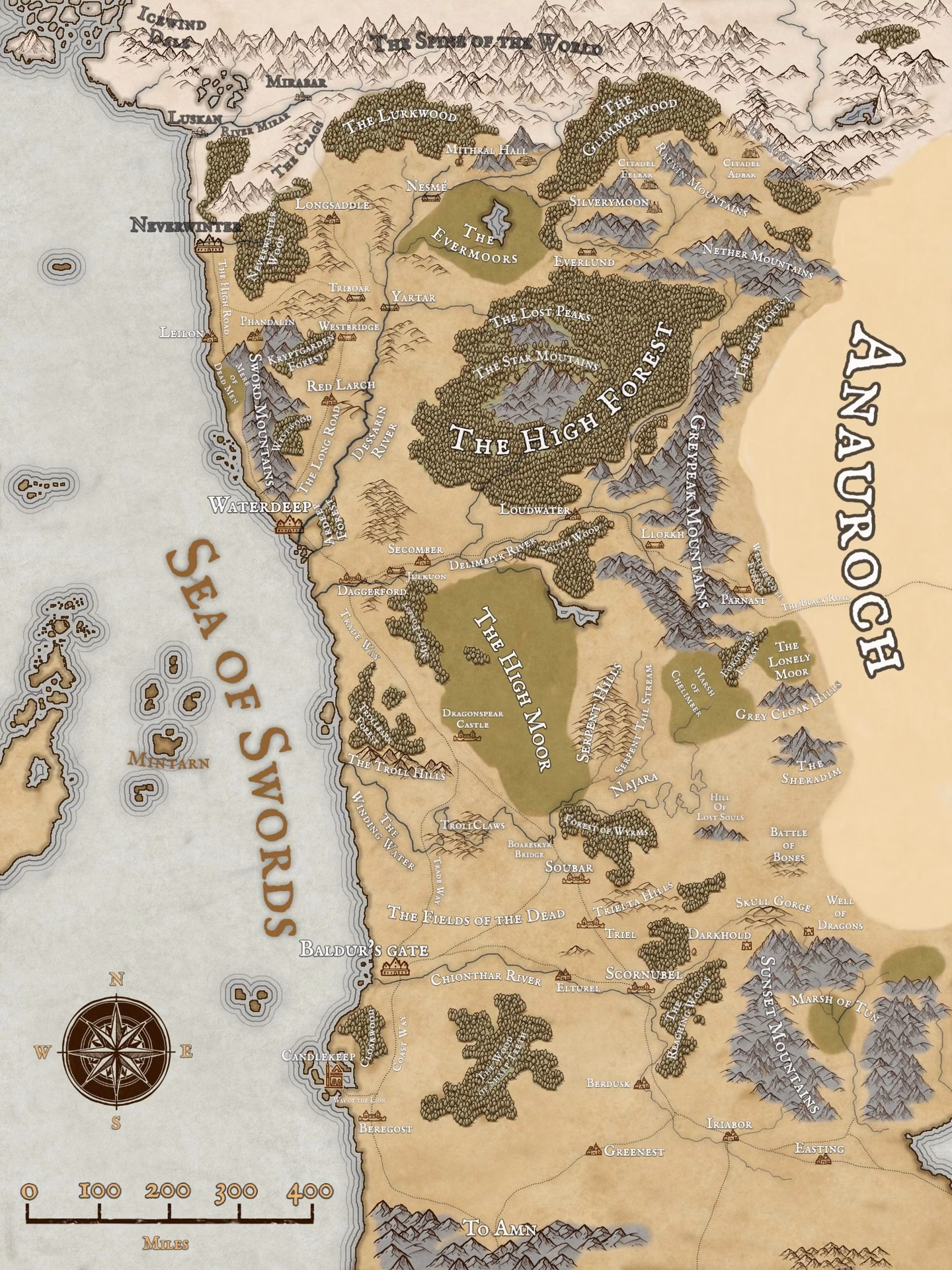 What was the spirit of the Sword Coast?