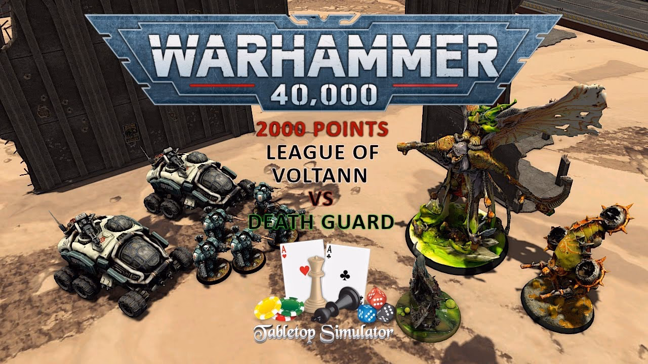 Does Tabletop Simulator work in Warhammer 40,000?