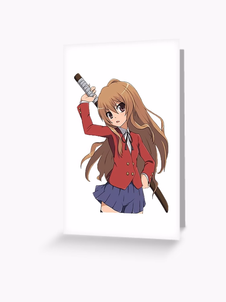 What does Taiga Aisaka wear in the anime?