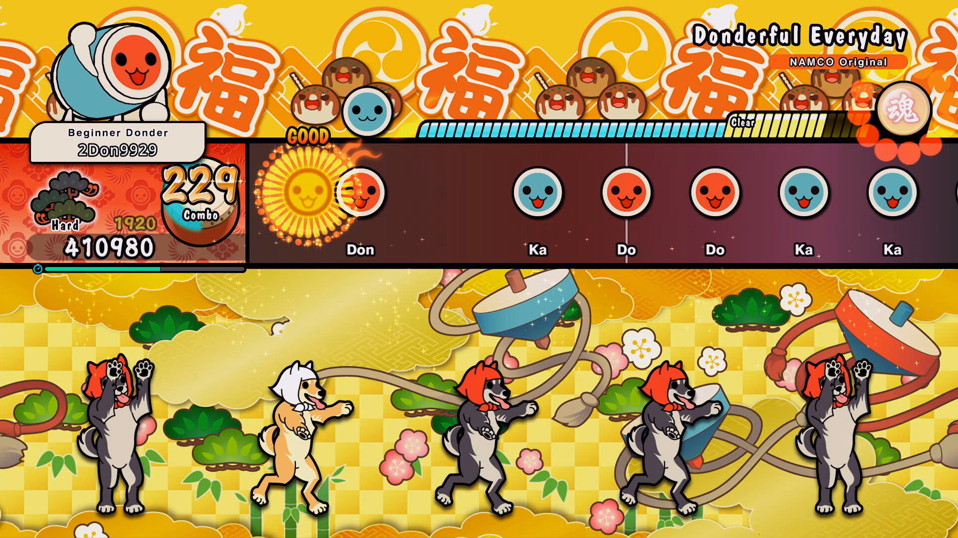 ¿Cuántas pistas tiene Taiko no Tatsujin?