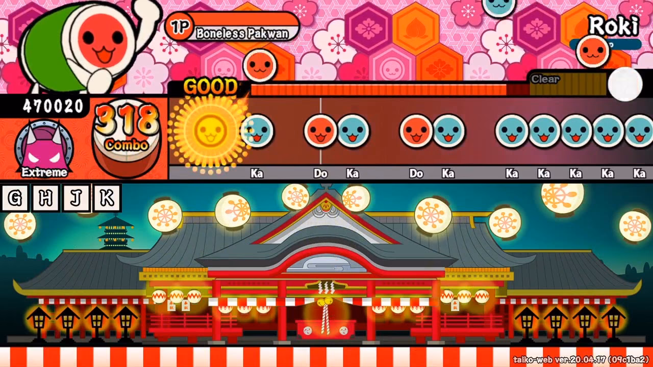 How many times has taiko web been played?
