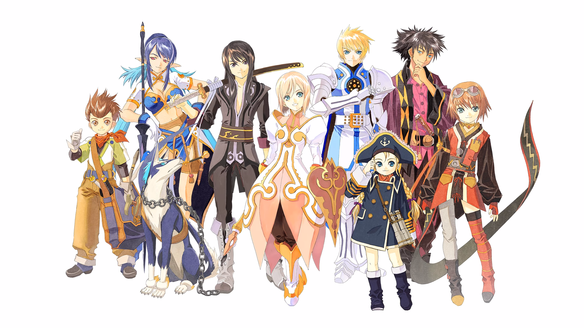 ¿Quién diseñó los personajes de Tales of Vesperia?