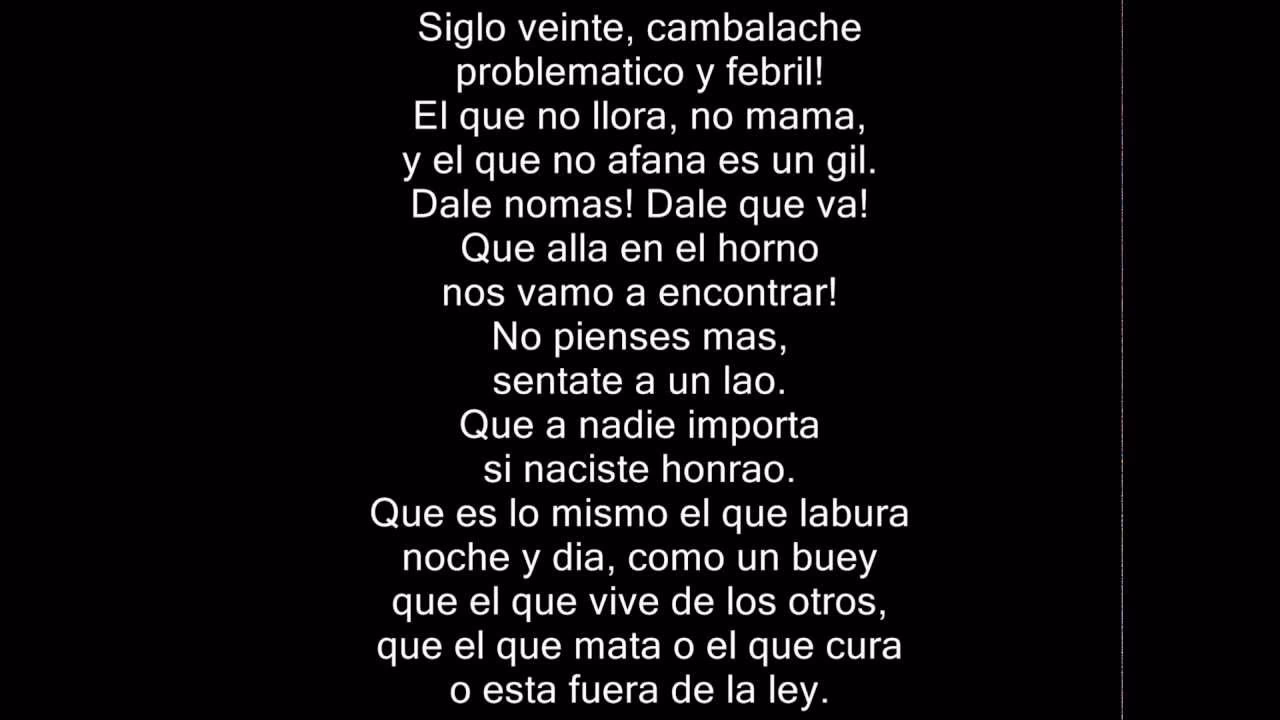 ¿Por qué el tango Cambalache fue censurado?