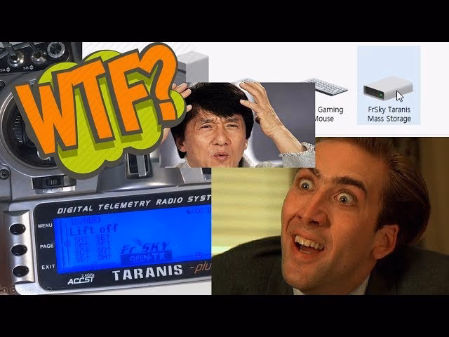 How do I connect a Taranis to a USB joystick?