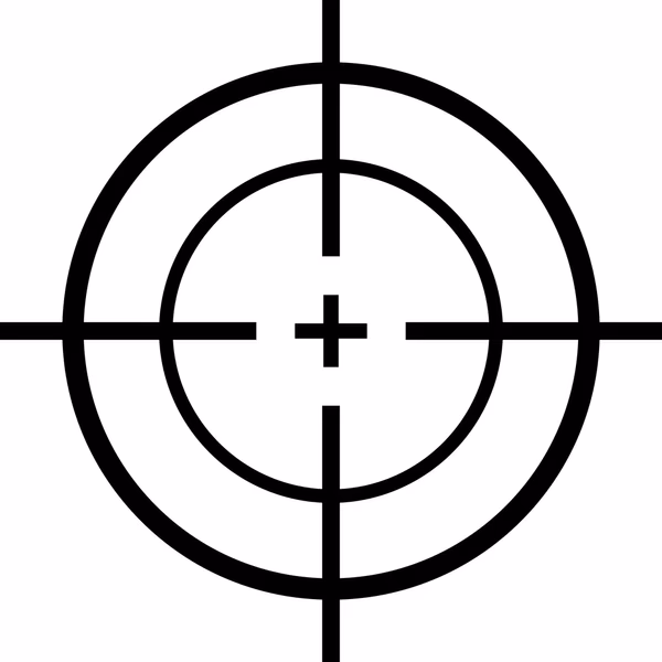 Is it better to focus on a target or a crosshair?