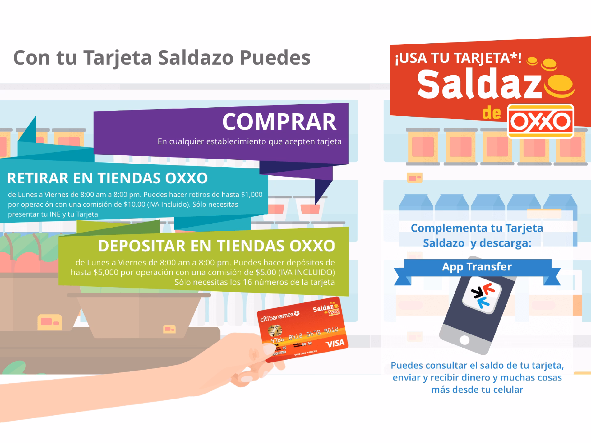 ¿Cómo obtener la tarjeta saldazo de Oxxo?