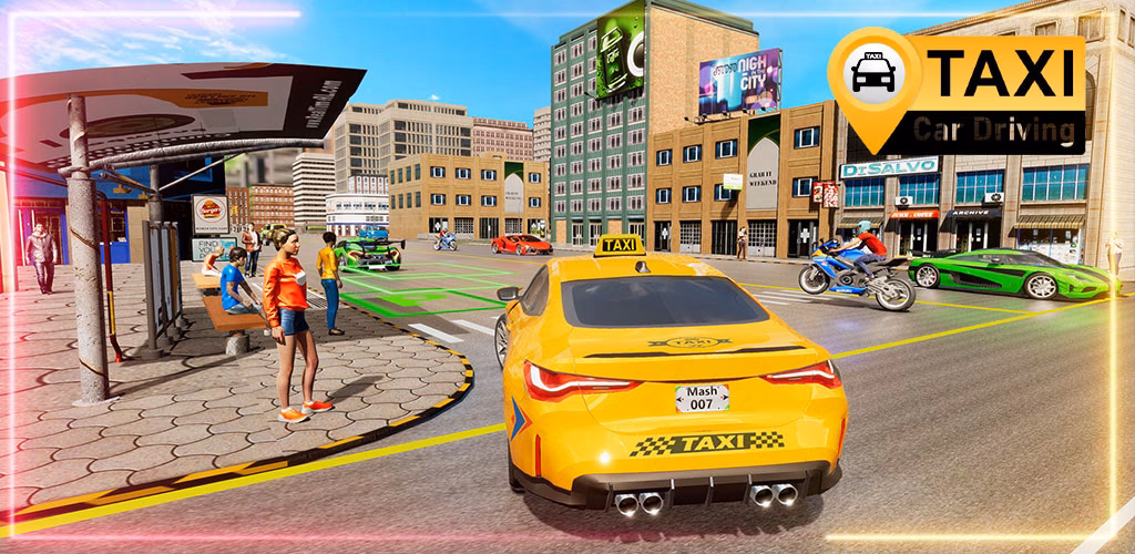 How to play City Taxi Driving simulator?
