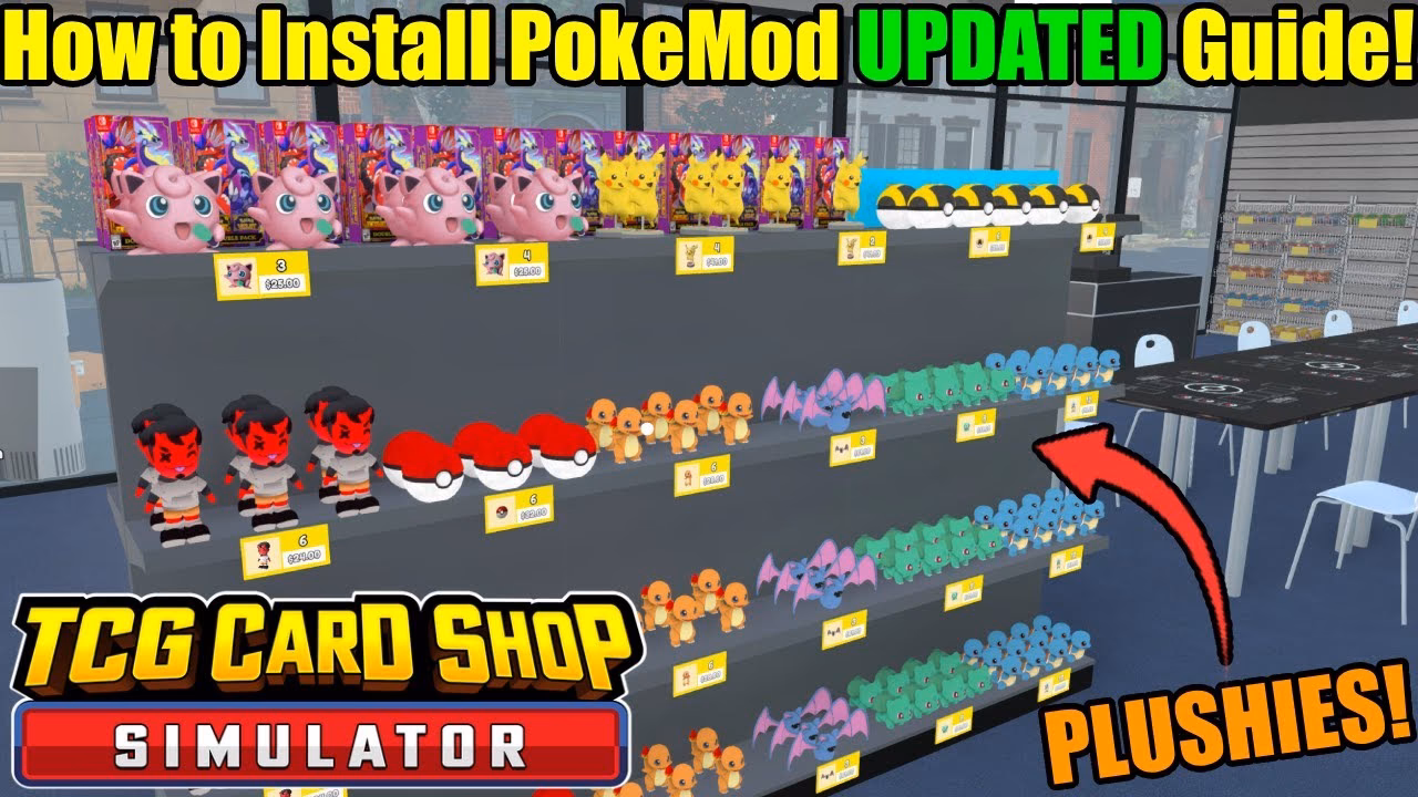 What is a total conversion mod for TCG card shop simulator?