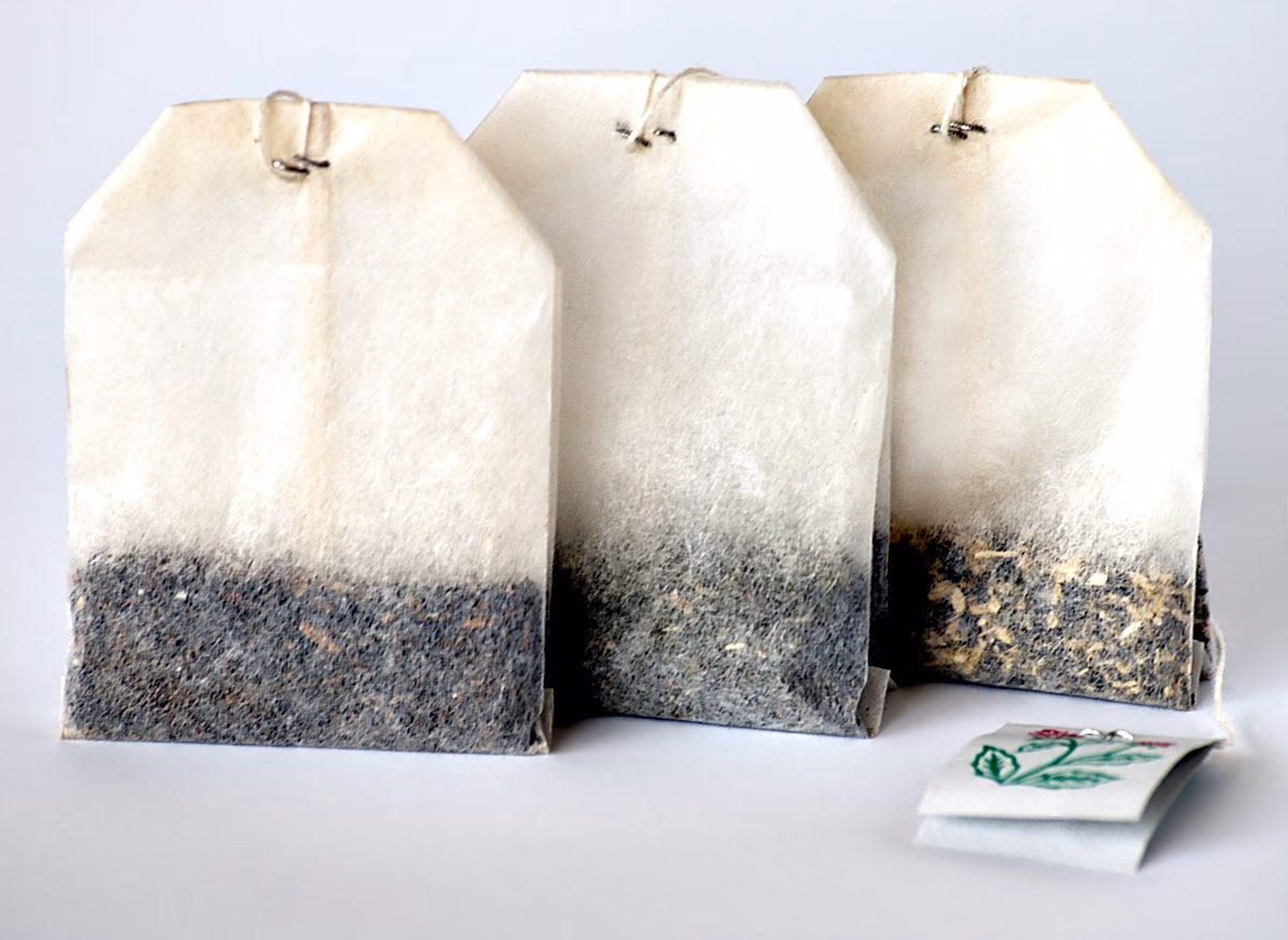 When was a tea bag invented?
