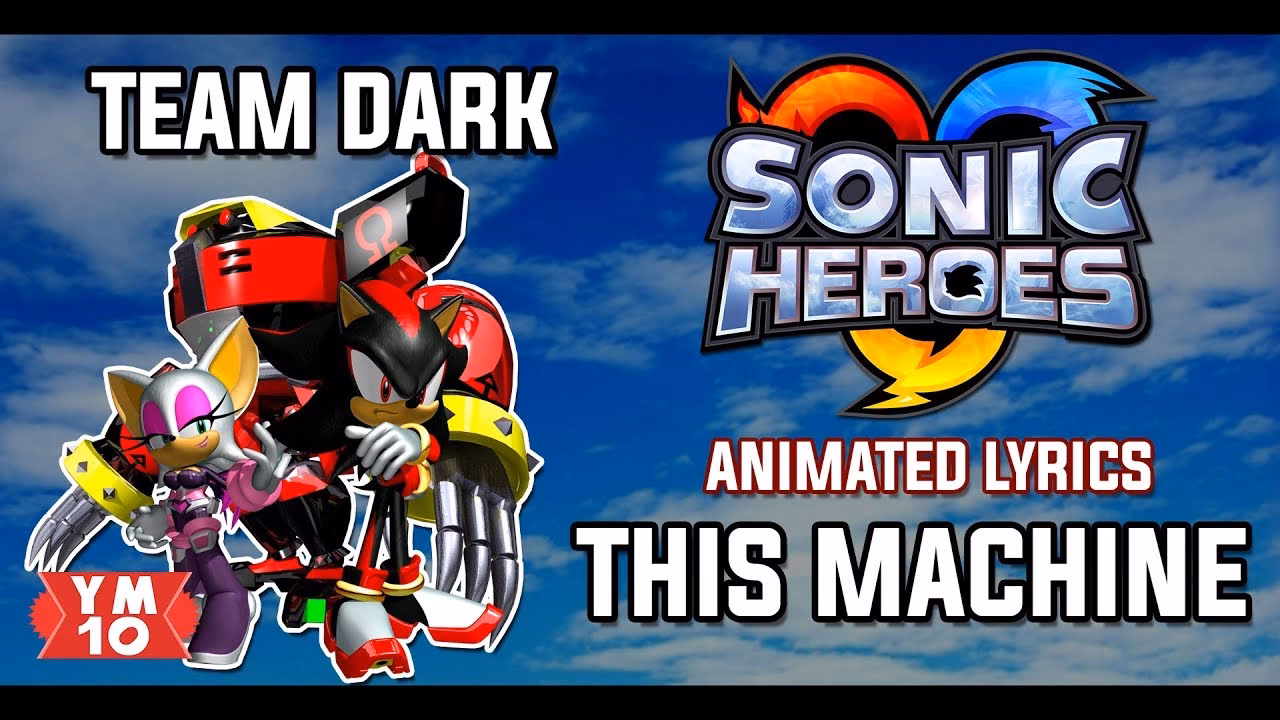 What is the theme of Team Dark in Sonic Heroes?