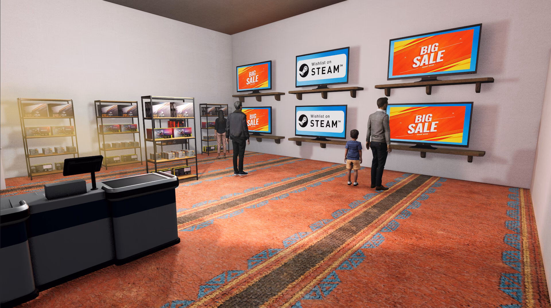 Can you run a tech shop in Microsoft Flight Simulator?