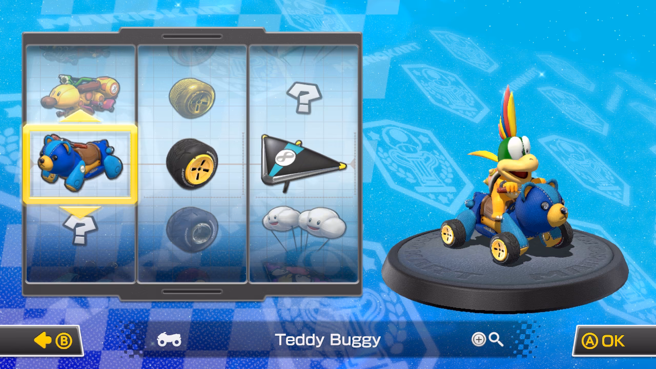 Does Teddy buggy share stats?