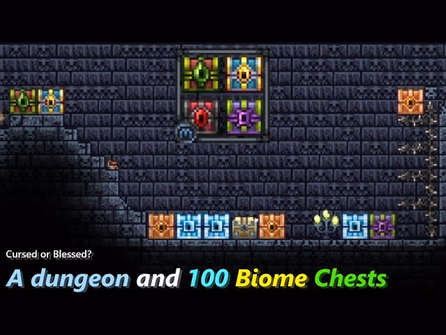 How do you open a biome chest?
