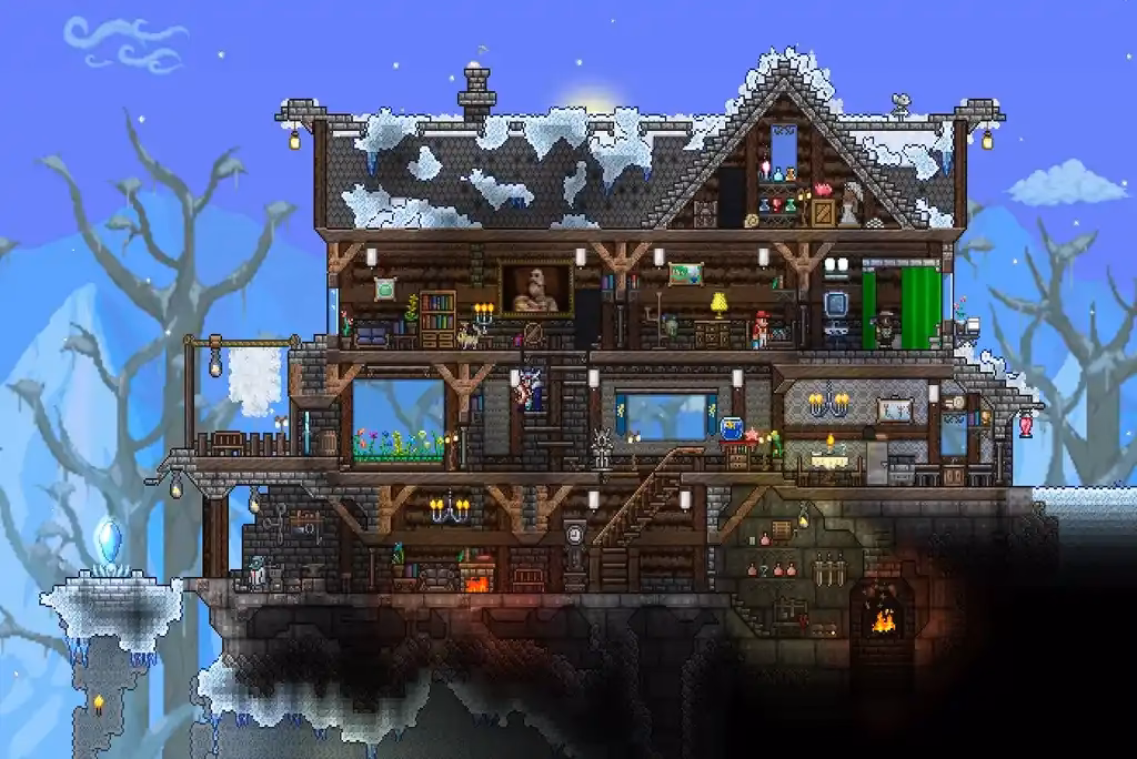 How to design a Terraria beach house?