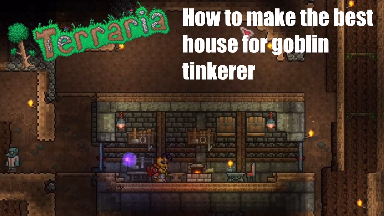 Where can I find the Goblin Tinkerer in Terraria?