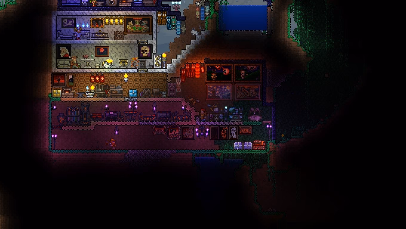 What is a natural wall in terraria?