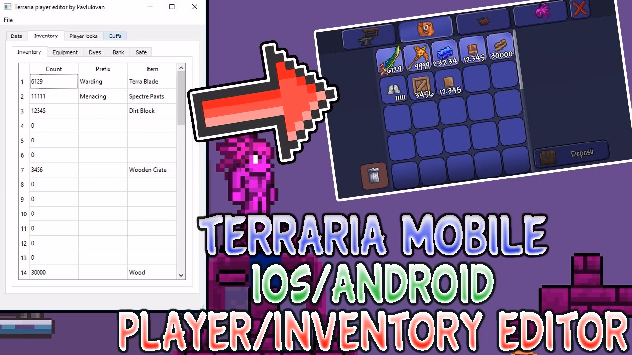 What can I do with Terraria profile files?