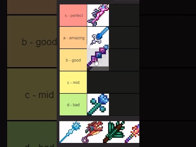 Do Terraria magic weapons include summoning weapons?