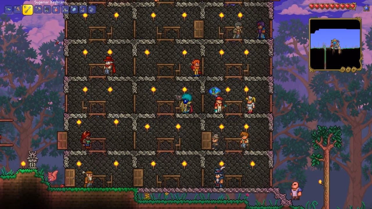 How many NPCs does the painter have in terraria?