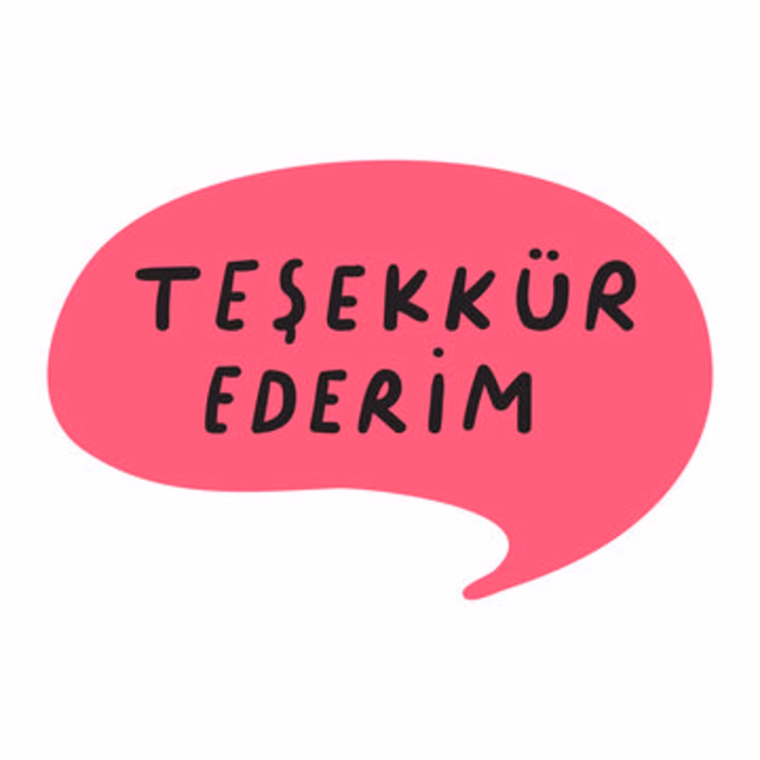 What is the Turkish word for 'thanks'?