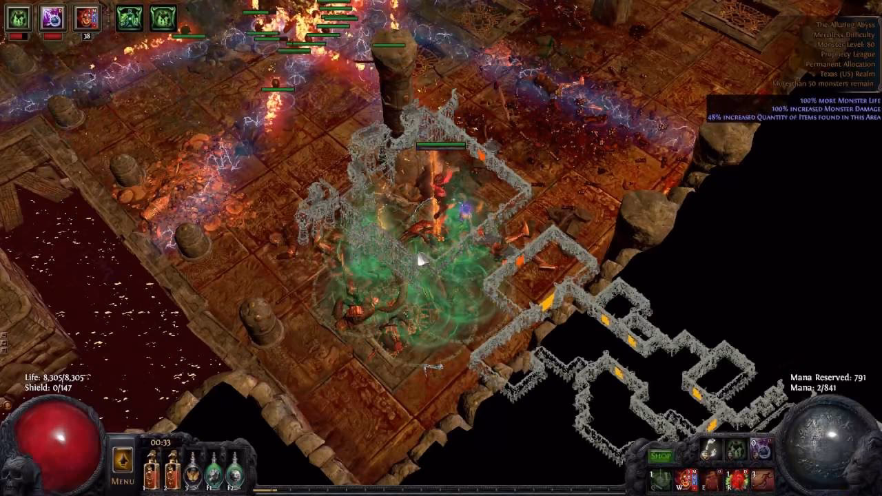 How effective is the enchanting Abyss attack?