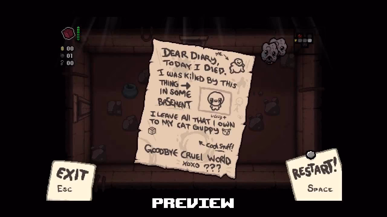 Does the binding of Isaac have a collector's box?