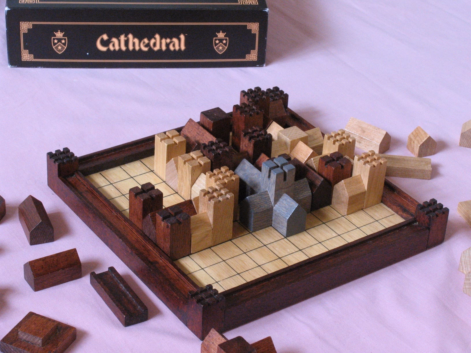 What happens at the end of a cathedral game?