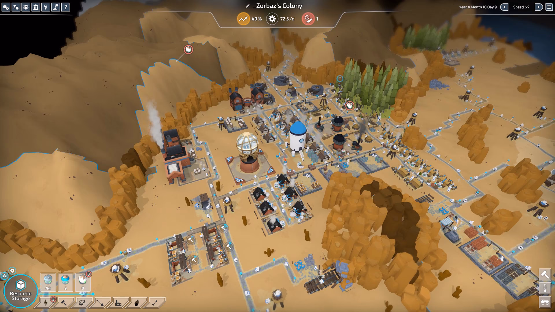 How do you build a colony?