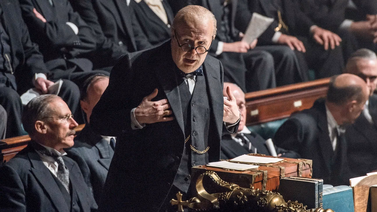 What is the topic of the play 'Darkest Hour'?